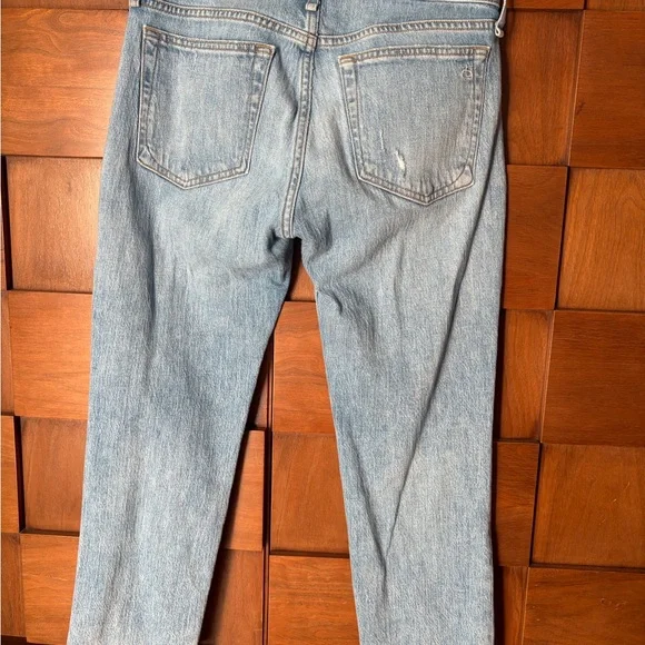 rag & bone Dre low-rise slim boyfriend Jeans - Picture 7 of 9